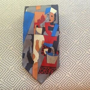 HANDSOME MENS TIE THE MUSEUM COMPANY 100% SILK